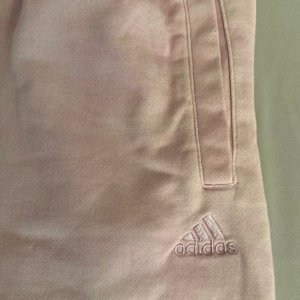 Adidas Originals Pink Tie Dye 3-Bar Shorts Men’s Medium 7.5” Fleece Athletic